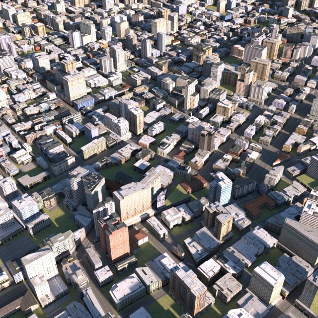 City 16 Modelo 3D .c4d .max .obj .3ds .fbx .stl .blend 