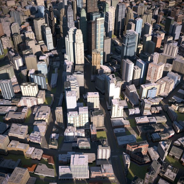 City 21 Modèle 3D .c4d .max .obj .3ds .fbx .stl .blend 