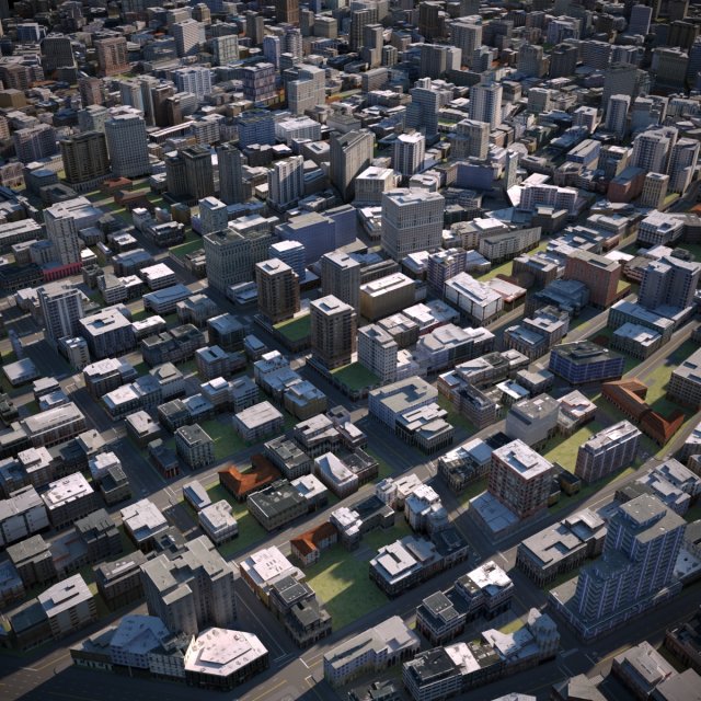 City 29 Modelo 3D .c4d .max .obj .3ds .fbx .stl .blend 