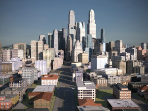 City 13 Modello 3D