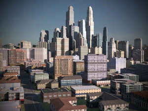 City 13 3D Model