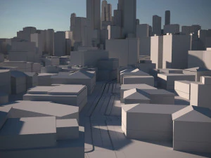 City 13 3D Model