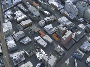 City 80 3D Model