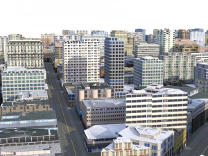 City 80 3D Model