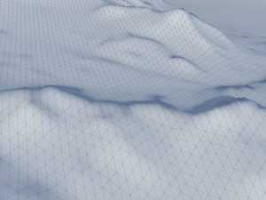 Snow landscape 01 3D 모델