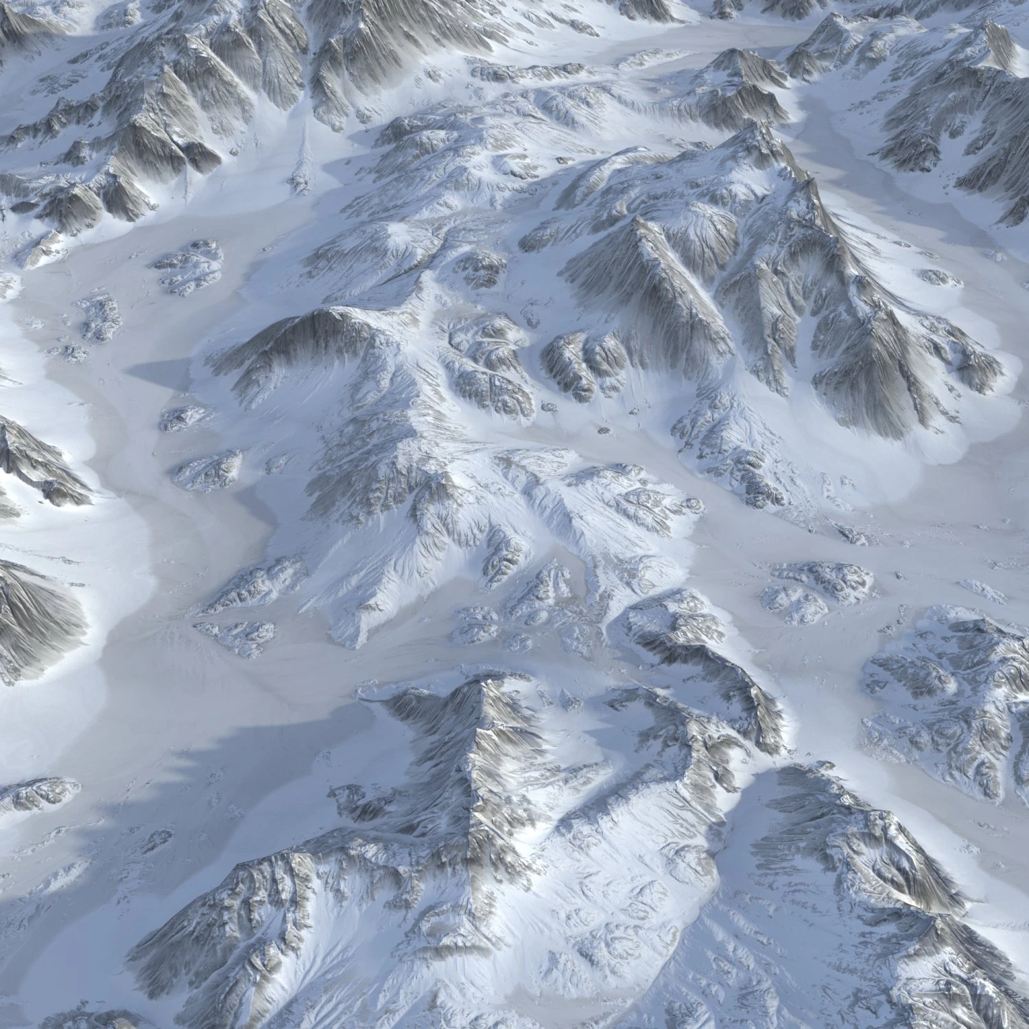 Paisaje nevado04 Modelo 3D .c4d .max .obj .3ds .fbx .stl .blend 
