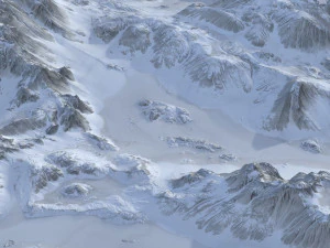 Paisaje nevado04 Modelo 3D