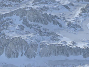 Paisaje nevado04 Modelo 3D