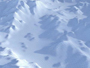 Paisaje nevado04 Modelo 3D