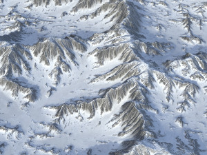 Snow landscape 06 3D 모델