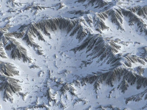 Snow landscape 06 3D Model