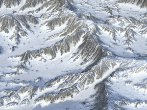 Snow landscape 06 3D 모델