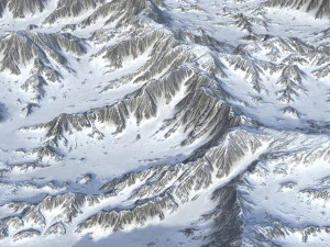 Snow landscape 06 3D Model