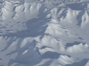 Snow landscape 06 3D 모델