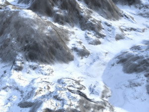 Snow landscape 07 3Dモデル