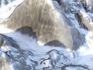 Snow landscape 07 3D Model
