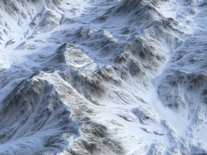 Snow landscape 08 3D 모델