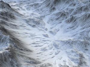Snow landscape 08 Modelo 3D