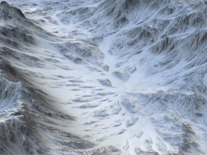 Snow landscape 08 3D Model