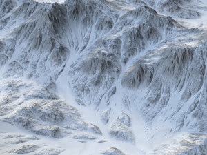 Snow landscape 08 Modelo 3D