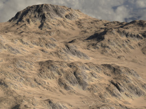 Desert land 01 Modelo 3D