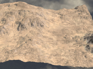 Desert land 01 Modelo 3D