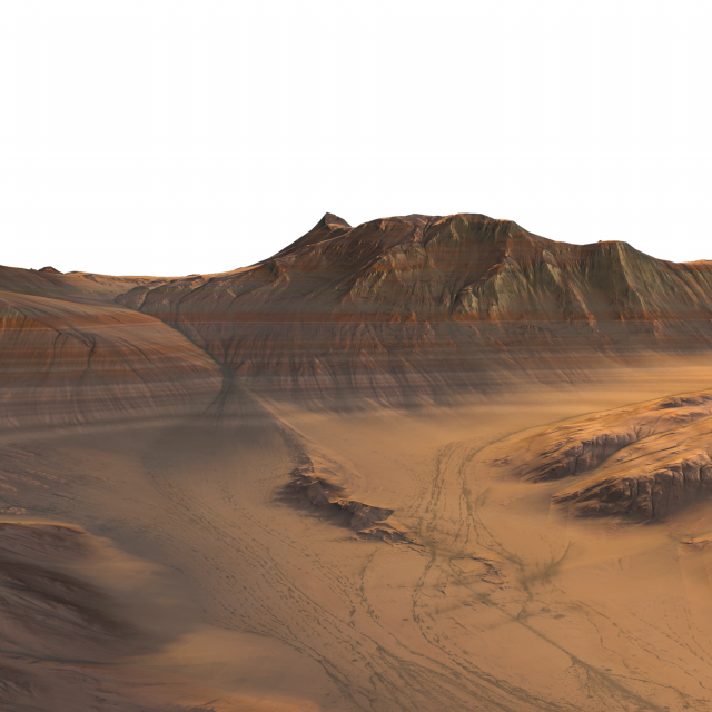 Desert land 02 Model 3D .c4d .max .obj .3ds .fbx .stl .blend 