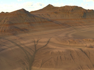 Desert land 02 Model 3D
