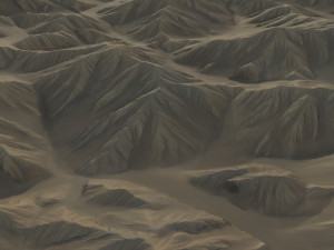 Desert land 03 Model 3D