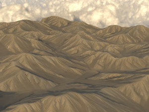 Desert land 03 Model 3D