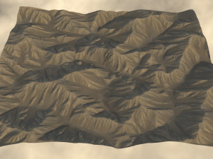 Desert land 03 Model 3D