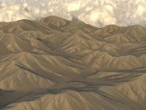 Desert land 04 3D Model