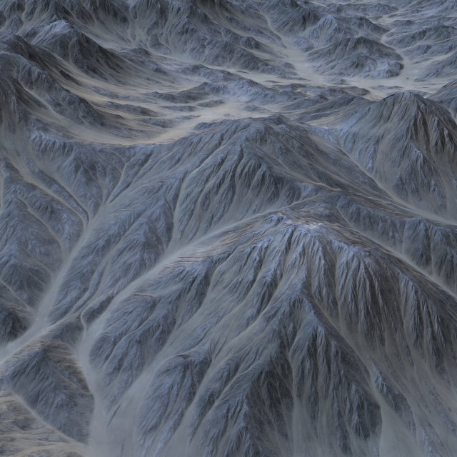 Desert land 05 3D Model .c4d .max .obj .3ds .fbx .stl .blend 