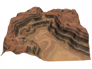 Desert land 08 3D 모델