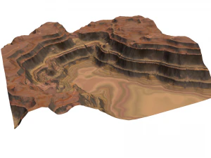 Desert land 08 3D Model