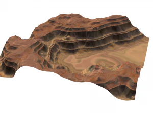 Desert land 08 3D Model