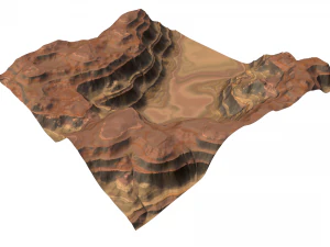 Desert land 08 3D Model