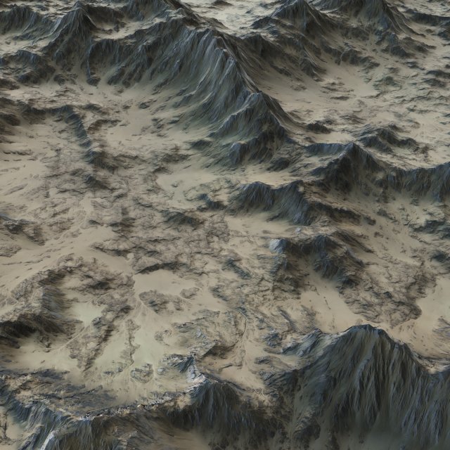 Landscape 79 3D Modell .c4d .max .obj .3ds .fbx .stl .blend 