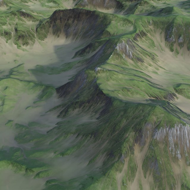 Landscape 81 Model 3D .c4d .max .obj .3ds .fbx .stl .blend 