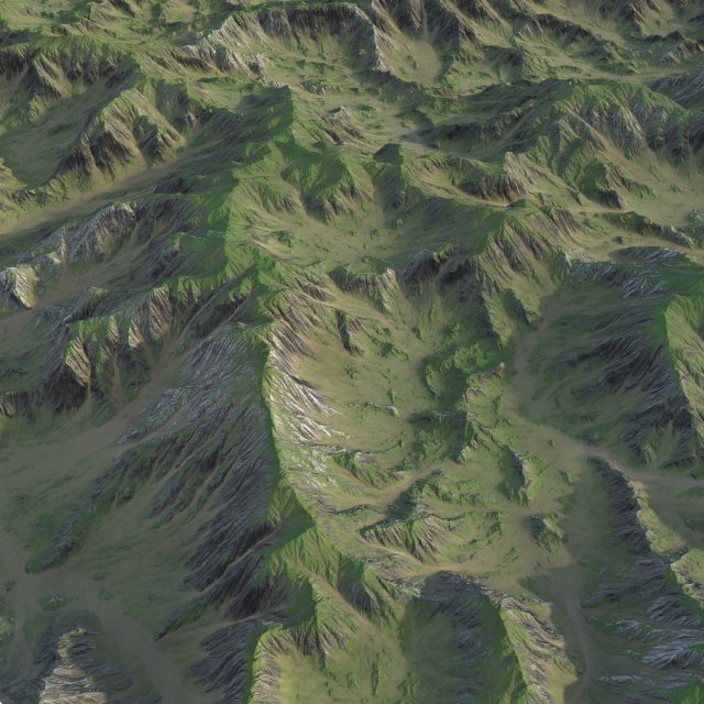 Landscape 85 Model 3D .c4d .max .obj .3ds .fbx .stl .blend 