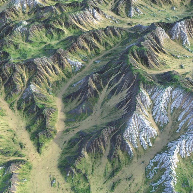 Landscape 88 3D Model .c4d .max .obj .3ds .fbx .stl .blend 