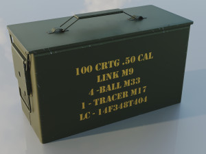 Ammo box 01 Modello 3D