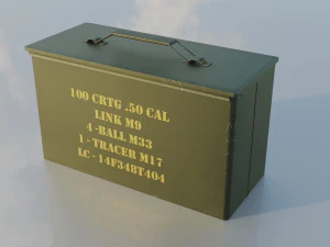 Ammo box 01 3D Model