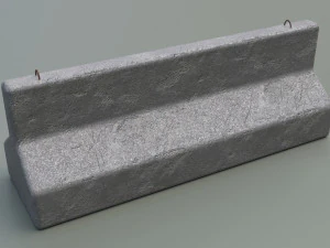 Roadblock pack 01 3D Model