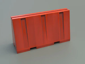 Roadblock pack 01 3D Model