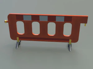 Roadblock pack 01 3D Model