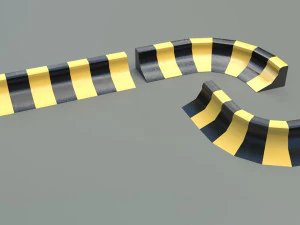 Roadblock pack 01 3D Model