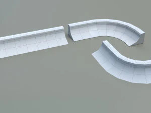 Roadblock pack 01 3D Model