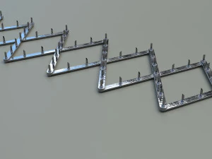 Roadblock pack 01 3D Model