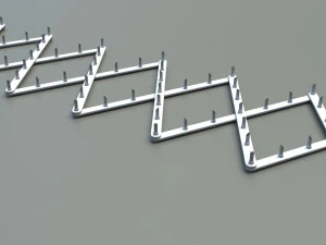Roadblock pack 01 3D Model